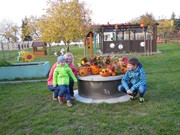 Veselé dýňování s rodiči